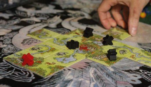 【簡単ルール】カルカソンヌ/タイルを繋げて街を作ろう。【ファミリーで楽しい】